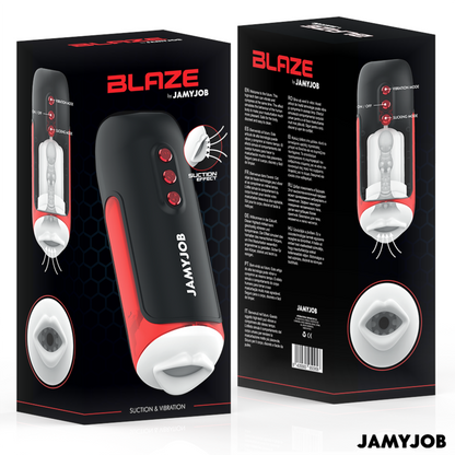 JAMYJOB - BLAZE AUTOMATISCHER MUNDMASTURBATOR 5 SAUG- UND VIBRATIONSMODI