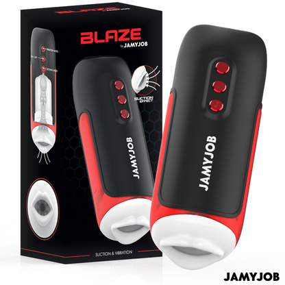 JAMYJOB - BLAZE AUTOMATISCHER MUNDMASTURBATOR 5 SAUG- UND VIBRATIONSMODI