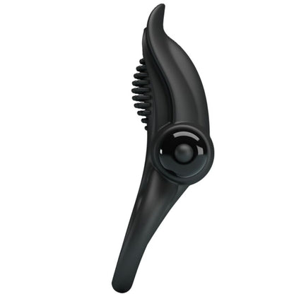 PRETTY LOVE - DOPPEL-VIBRATIONSRING + KLITORISSTIMULATOR 10 VIBRATIONEN SCHWARZ