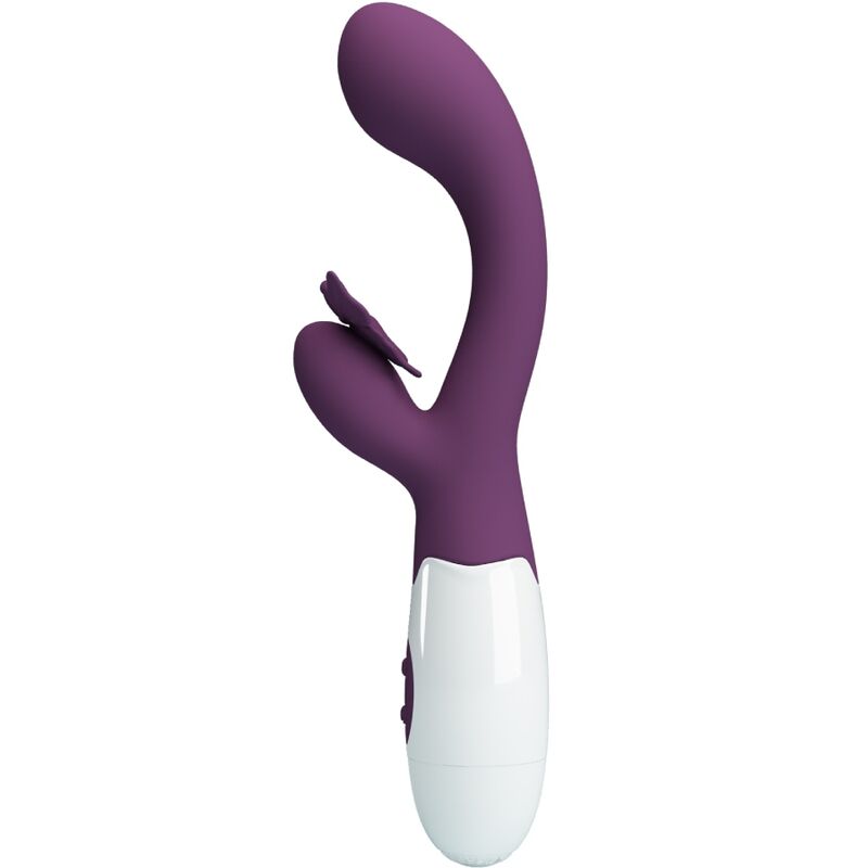 PRETTY LOVE - BUTTERFLY KISS RABBIT VIBRATOR &amp; G-SPOT STIMULATOR LILA