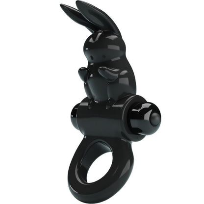 PRETTY LOVE - AUFREGENDER RING RABBIT VIBRATOR RING 10 VIBRATIONEN SCHWARZ