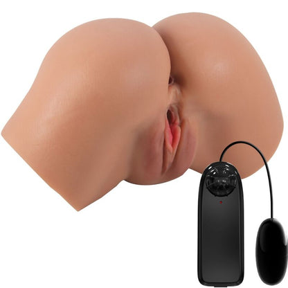 CRAZY BULL - HAILEY VIBRATOR BUTT WITH REALISTIC VAGINA AND ANUS CONTROL REMOTO