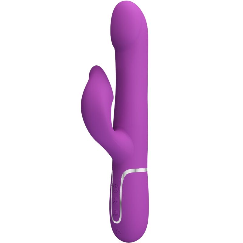 PRETTY LOVE - 4 IN 1 MULTIFUNKTIONSVIBRATOR &amp; STIMULATOR LILA