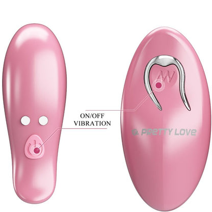 PRETTY LOVE - CAILEY NIPPELKLEMMEN 10 VIBRATIONEN FERNBEDIENUNG ROSA