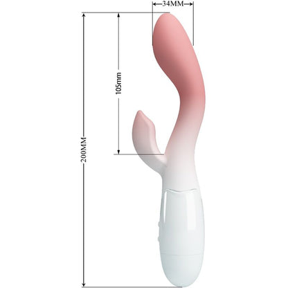 PRETTY LOVE - BRIGHTY G-SPOT VIBRATOR + KLITORIS STIMULATOR 30 VIBRATIONEN ROSA