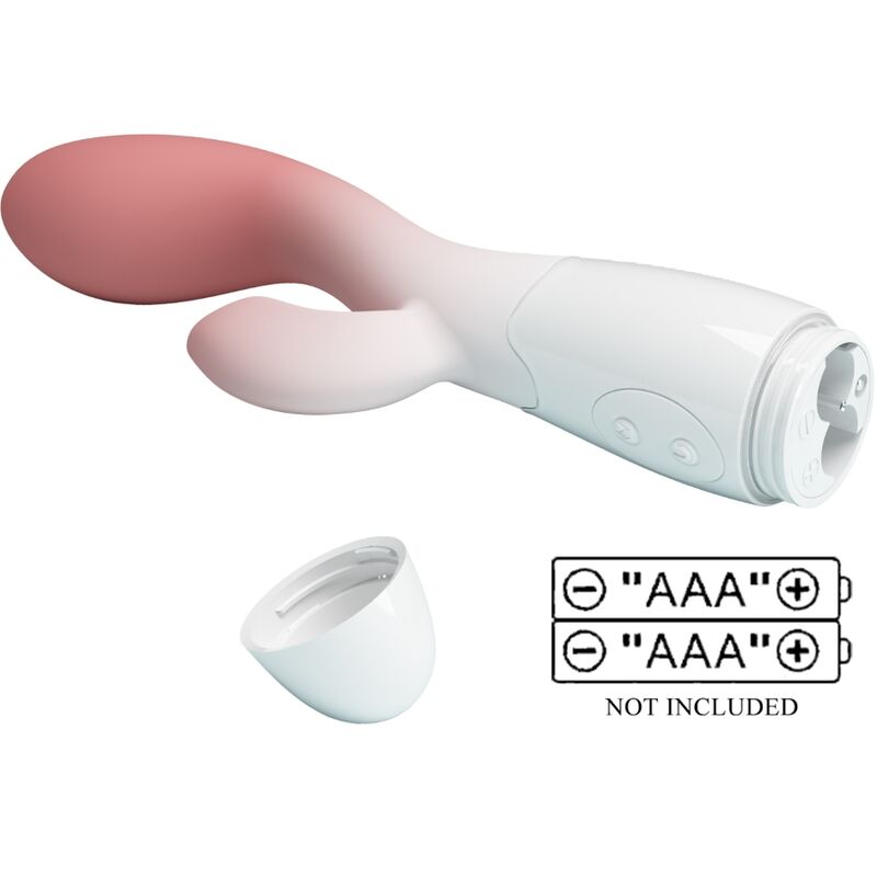 PRETTY LOVE - BRIGHTY G-SPOT VIBRATOR + KLITORIS STIMULATOR 30 VIBRATIONEN ROSA