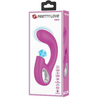 PRETTY LOVE - SIBEL SIBEL G-SPOT VIBRATOR + KLITORISSTIMULATOR 10 VIBRATIONEN LILA