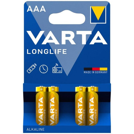 VARTA - LONGLIFE ALKALINE AAA BATTERIE LR03 BLISTER*4