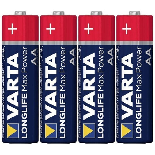 VARTA – MAX POWER ALKALINE AA LR6 EINZIEHBARE BATTERIE*4