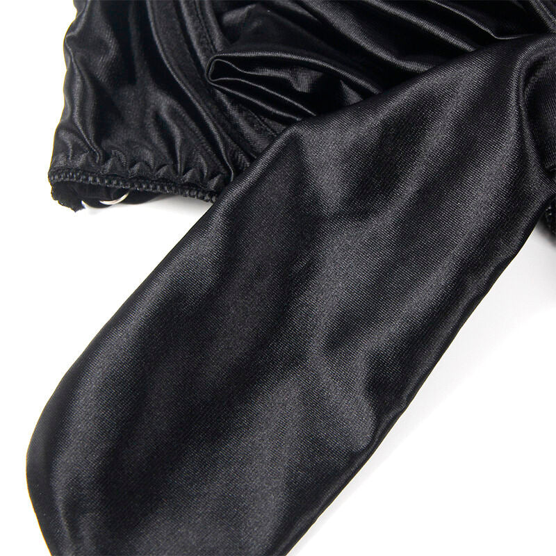 SUBBLIME - 955199 BRA SET WITH ADJUSTABLE BLACK BOW S/M