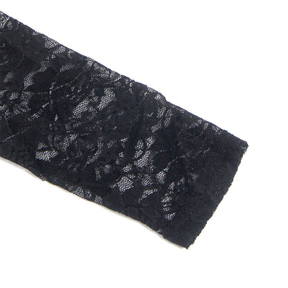 SUBBLIME - 955601 LONG SLEEVED DRESS WITH BLACK LACE L/XL