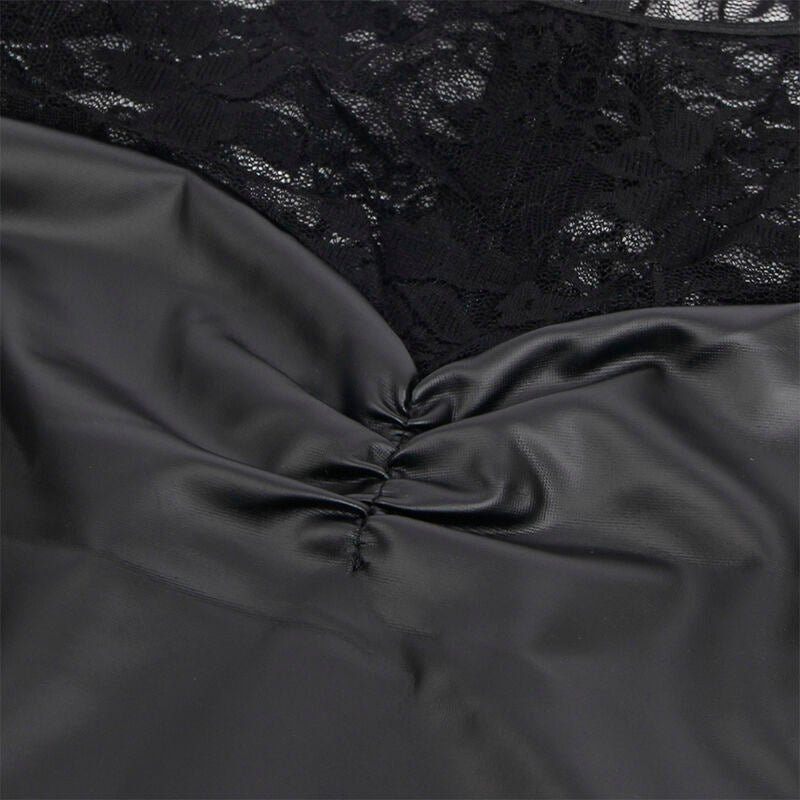 SUBBLIME - 955601 LONG SLEEVED DRESS WITH BLACK LACE L/XL