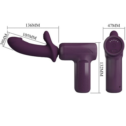 PRETTY LOVE - DJ SCHOLAR MASSAGER 5 SETTINGS PURPLE