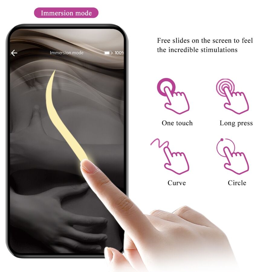 PRETTY LOVE - LEVIATHAN APP-GESTEUERTER VIBRATOR LILA