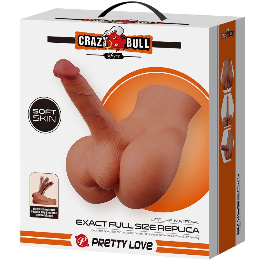 CRAZY BULL - RHYNE BACK REALISTIC NATURAL MASTURBATOR