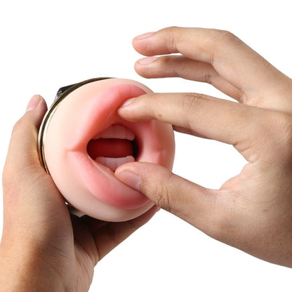 SHEQU - KAY DOPPELMASTURBATOR MIT DOPPELTER MUND- UND VAGINAVIBRATION