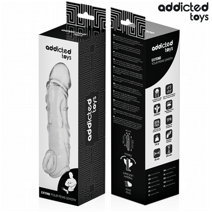 ADDICTED TOYS - TRANSPARENTE PENISVERLÄNGERUNG 27 CM