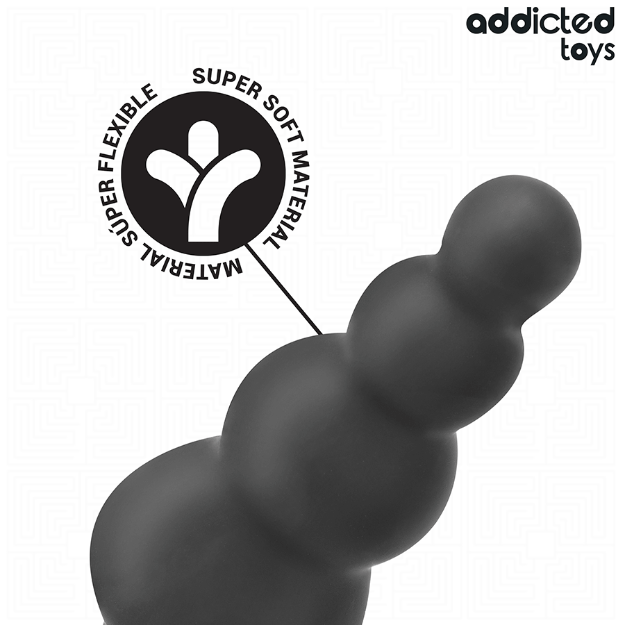 ADDICTED TOYS - ANALPLUG MIT RING SILIKON MODELL 5