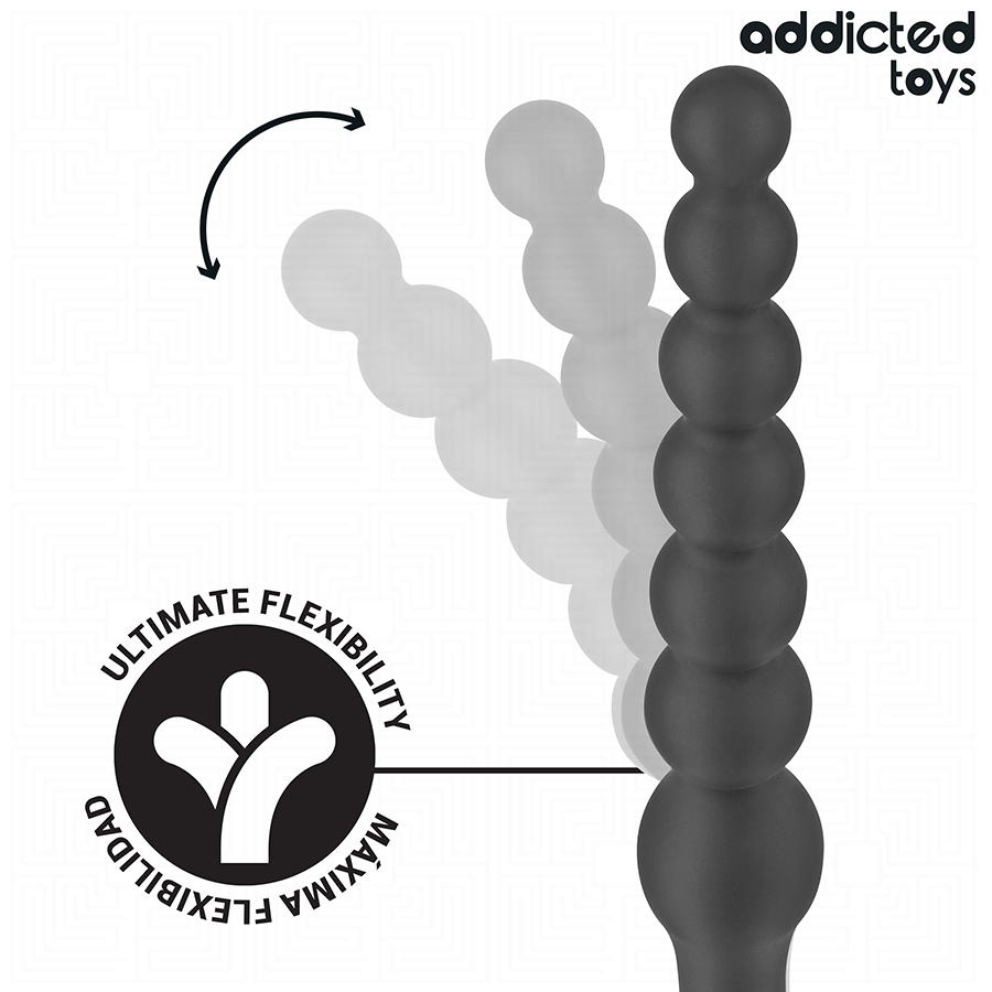 ADDICTED TOYS - DOUBLE ANAL MASSAGER SILICONE 24 CM