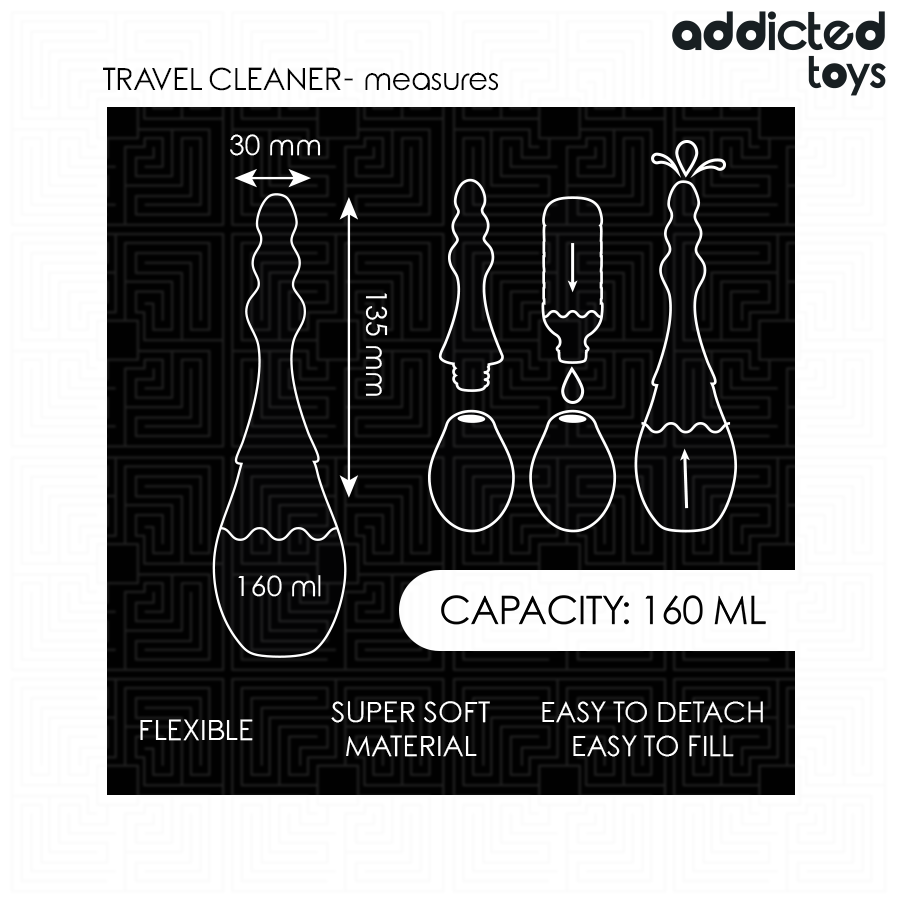 ADDICTED TOYS - REISEREINIGER SILIKON MODELL 4