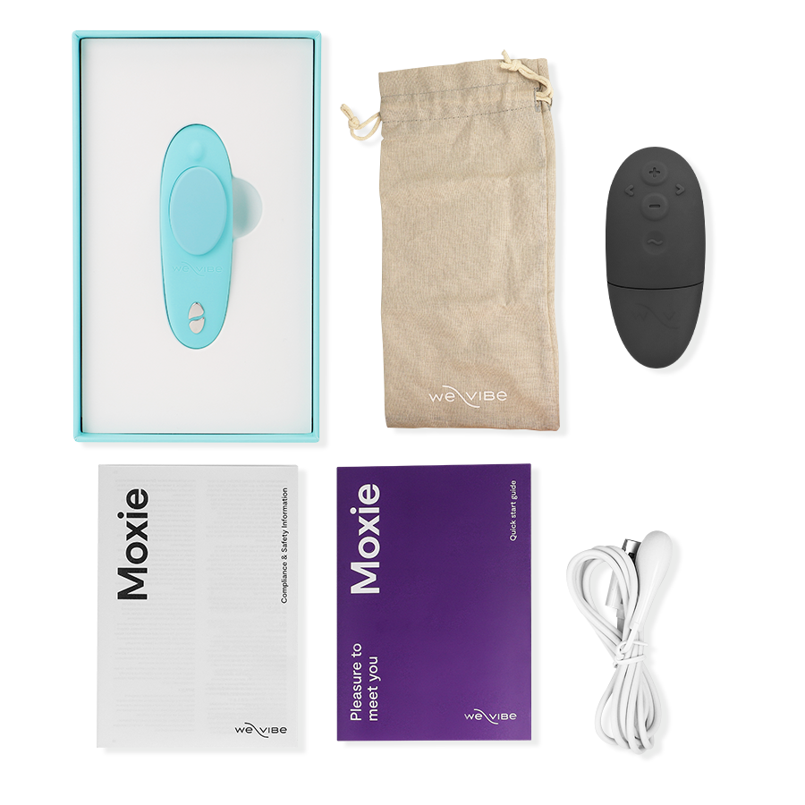 WE-VIBE - MOXIE + AQUA CLITORAL VIBRATOR