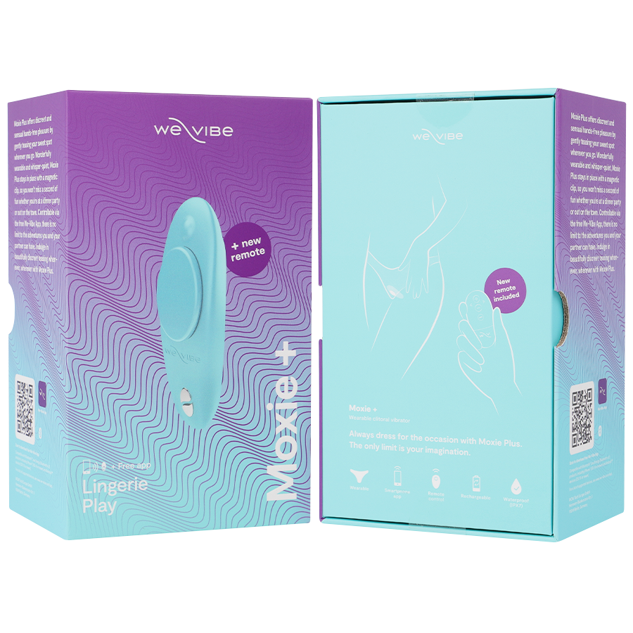 WE-VIBE - MOXIE + AQUA CLITORAL VIBRATOR