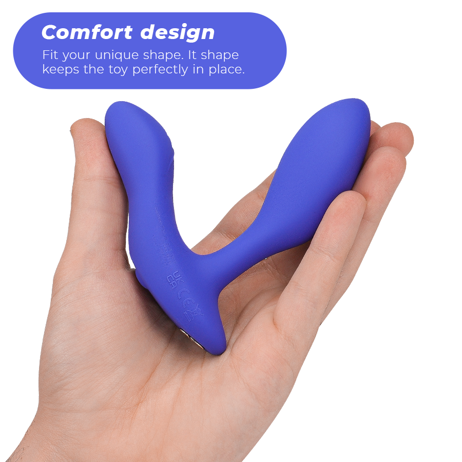 WE-VIBE - VECTOR+ BLAUER PROSTATAMASSAGEGERÄT