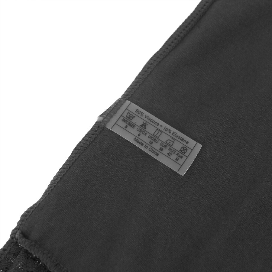 SUBBLIME - BLACK FLORAL LACE DETAIL TEDDY L/XL