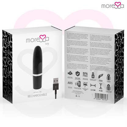 MORESSA - IVY VIBRATOR STIMULATOR REISE SCHWARZ