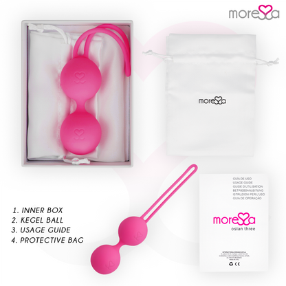MORESSA - OSIAN THREE PREMIUM SILICONE PINK