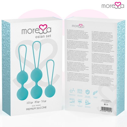 MORESSA - OSIAN SET PREMIUM TÜRKIS SILIKON