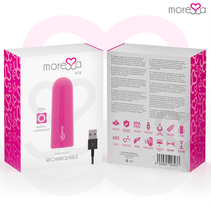 MORESSA - NIX VIBRATOR FERNBEDIENUNG ROSA