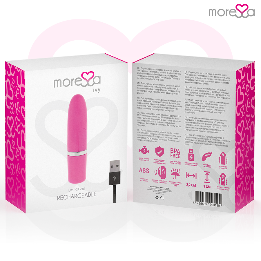 MORESSA - IVY VIBRATOR STIMULATOR REISE ROSA