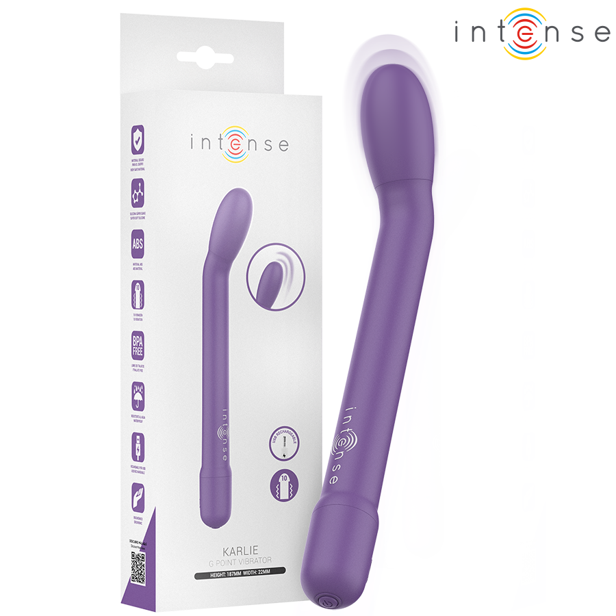 INTENSE - KARLIE RECHARGEABLE G-SPOT STIMULATOR PURPLE