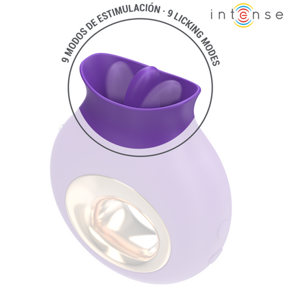 INTENSE - TULI KLITORISSTIMULATOR 9 VIBRATIONEN &amp; 9 OSZILLATIONEN LILA