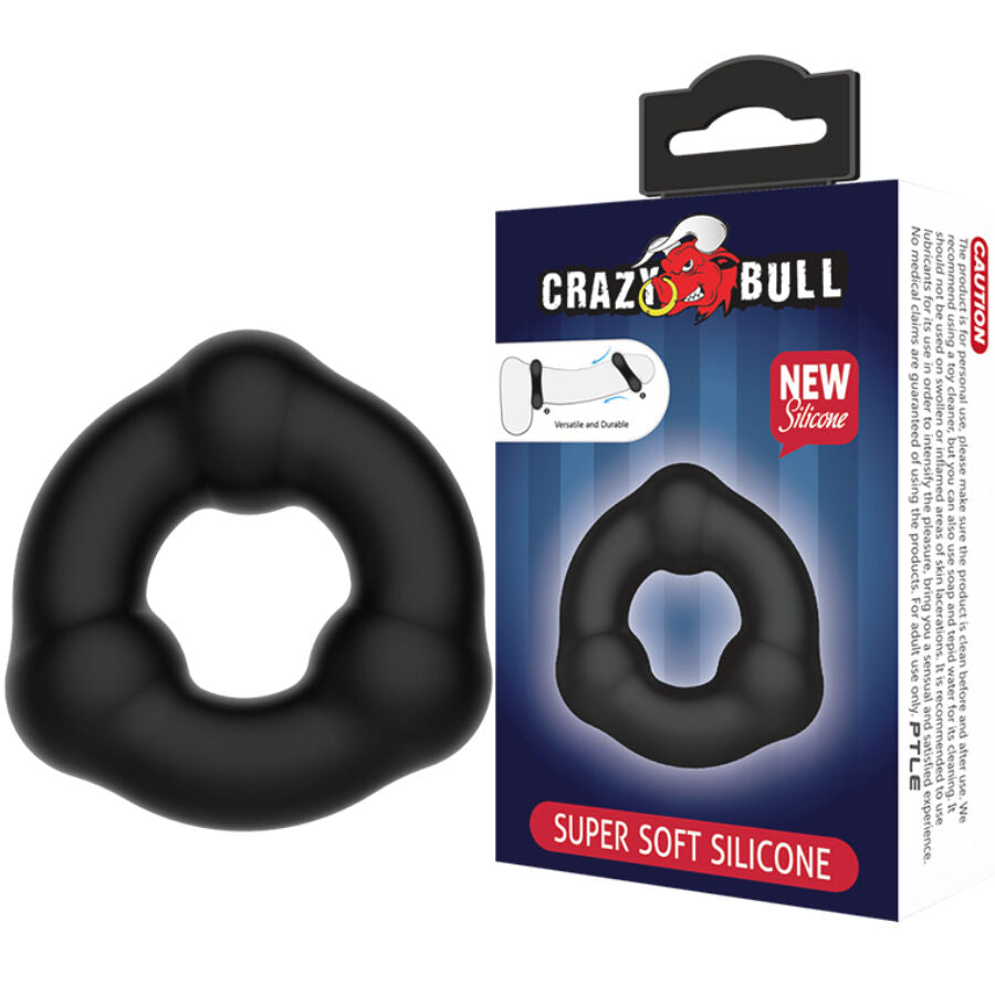 CRAZY BULL - SUPER SOFT SILICONE RING WITH NODULES