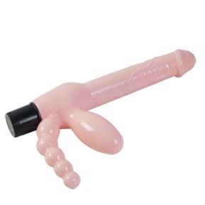 BAILE - TPR SEILLOSES GESCHIRR MIT VIBRATION UND ANALSTIMULATION 25,4 CM
