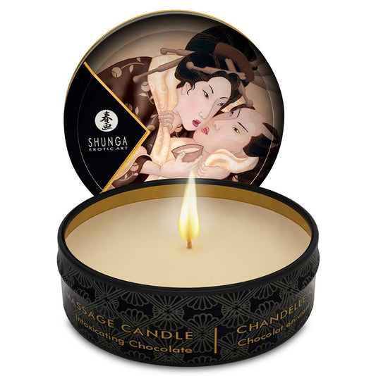 SHUNGA - MINI CARESS BY CANDELIGHT SCHOKOLADEN-MASSAGEKERZE 30 ML