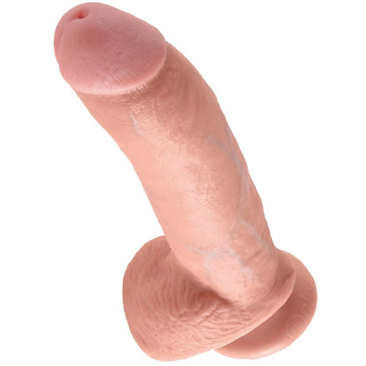 KING COCK - 9 DILDO FLESH MIT KUGELN 22,9 CM