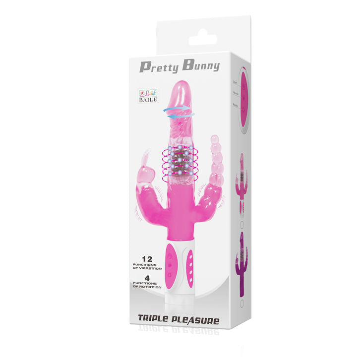 BAILE - PRETTY BUNNY DREIFACH-VIBRATOR-ROTATOR