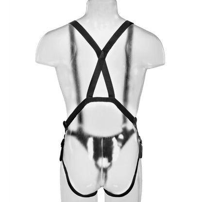KING COCK - 28 CM HOHL STRAP-ON SUSPENDER SYSTEM FLESH