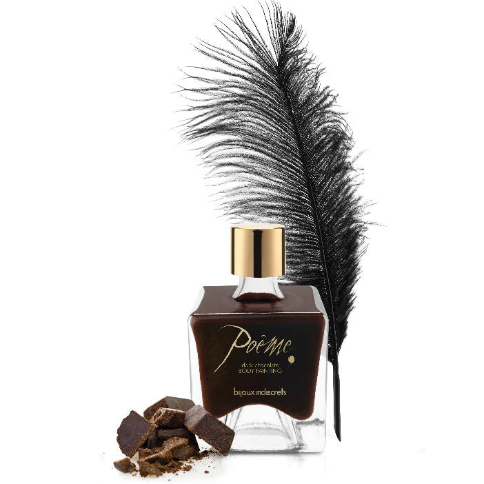 BIJOUX - POEME ESSBARE FARBE SCHWARZE SCHOKOLADE 50 GR