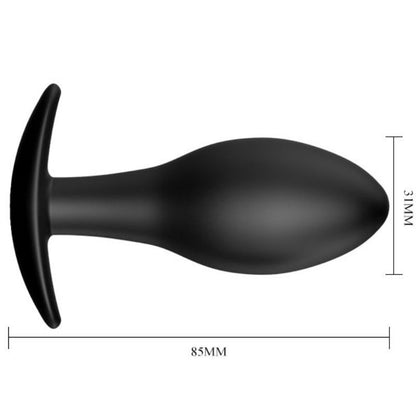 PRETTY LOVE - ANAL PLUG SILIKON ANKER 8,5 CM SCHWARZ