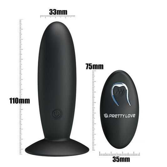 PRETTY LOVE – WIEDERAUFLADBARER ANALSTECKER MIT VIBRATION UND KONTROLLE