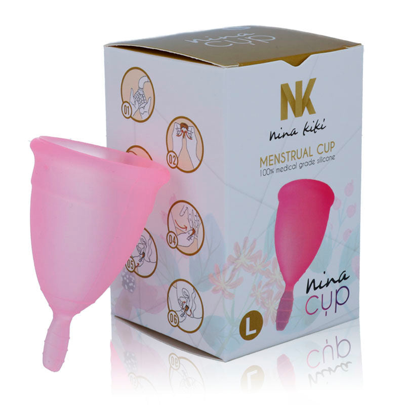 NINA KIKÍ - MENSTRUATIONSTASSE ROSA - GRÖSSE L
