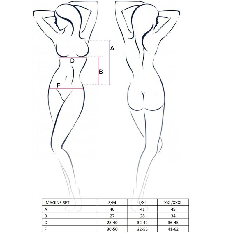 PASSION - WOMAN IMAGINE SET SIZE S/M