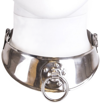 METALL HART - FESSELHALSBAND MIT RING