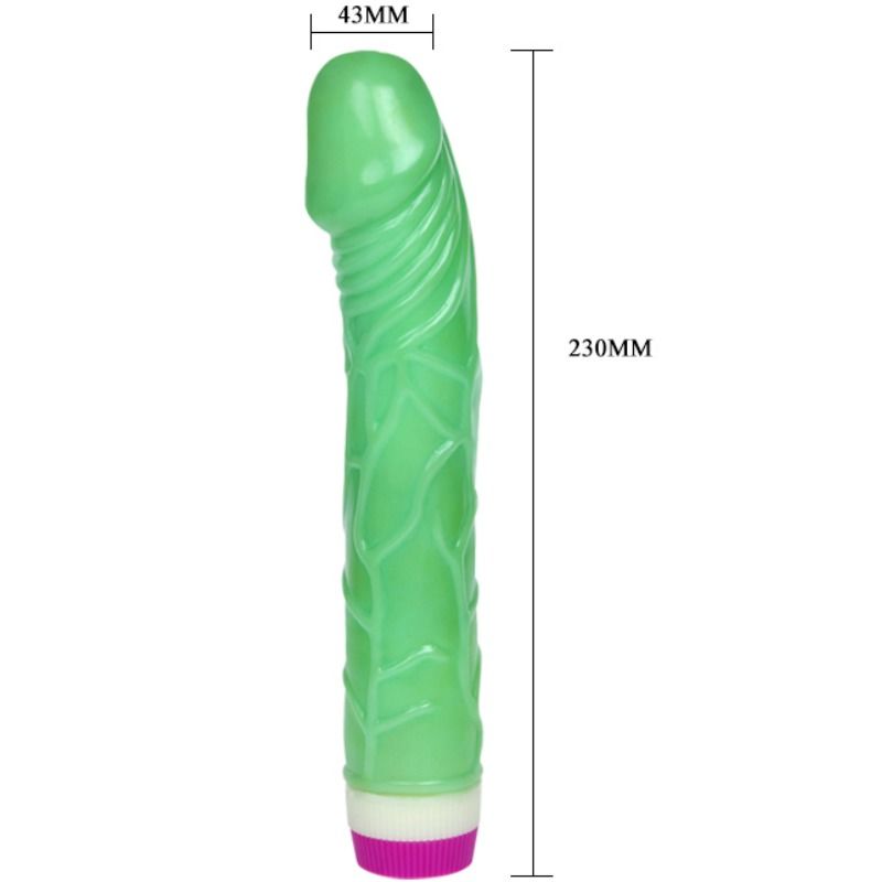 BAILE - WAVES OF PLEASURE VIBRATOR 23 CM GRÜN
