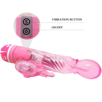 BAILE - MULTISPEED-VIBRATOR MIT ROSA STIMULATOR