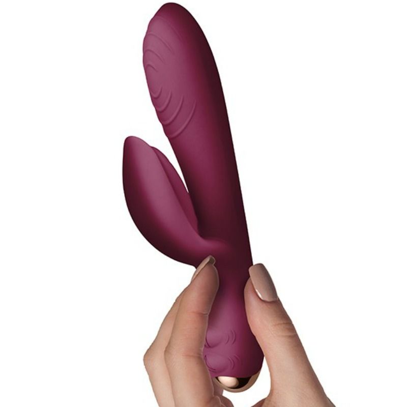 ROCKS-OFF - EVERYGIRL BURGUNDERROTER VIBRATOR